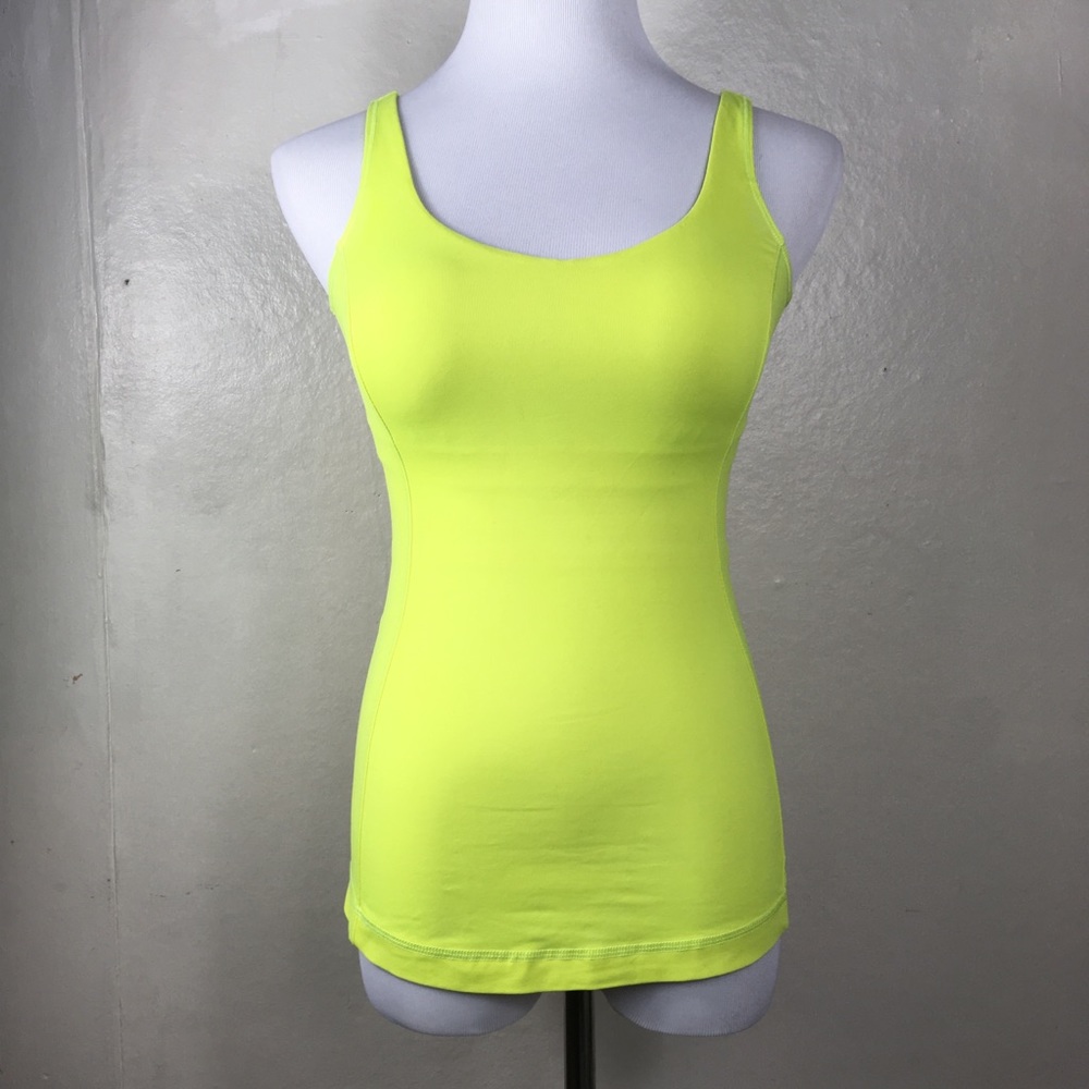 Lululemon Neon Yellow Tanktop